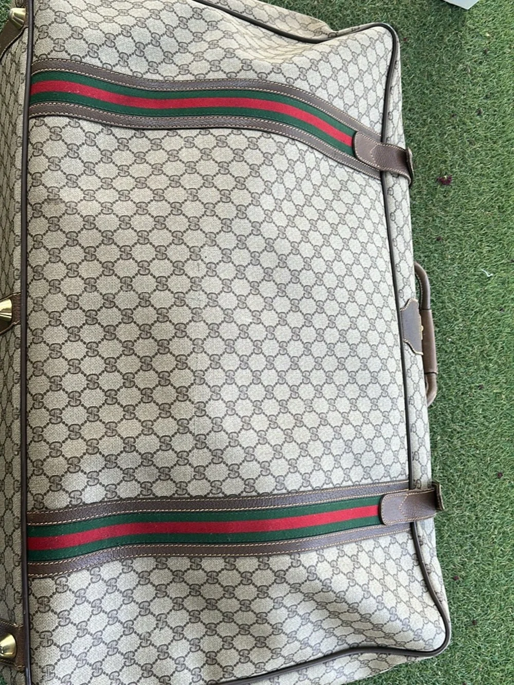 Gucci GG Canvas Suitcase – Rare Vintage Travel Icon | Made in Italy